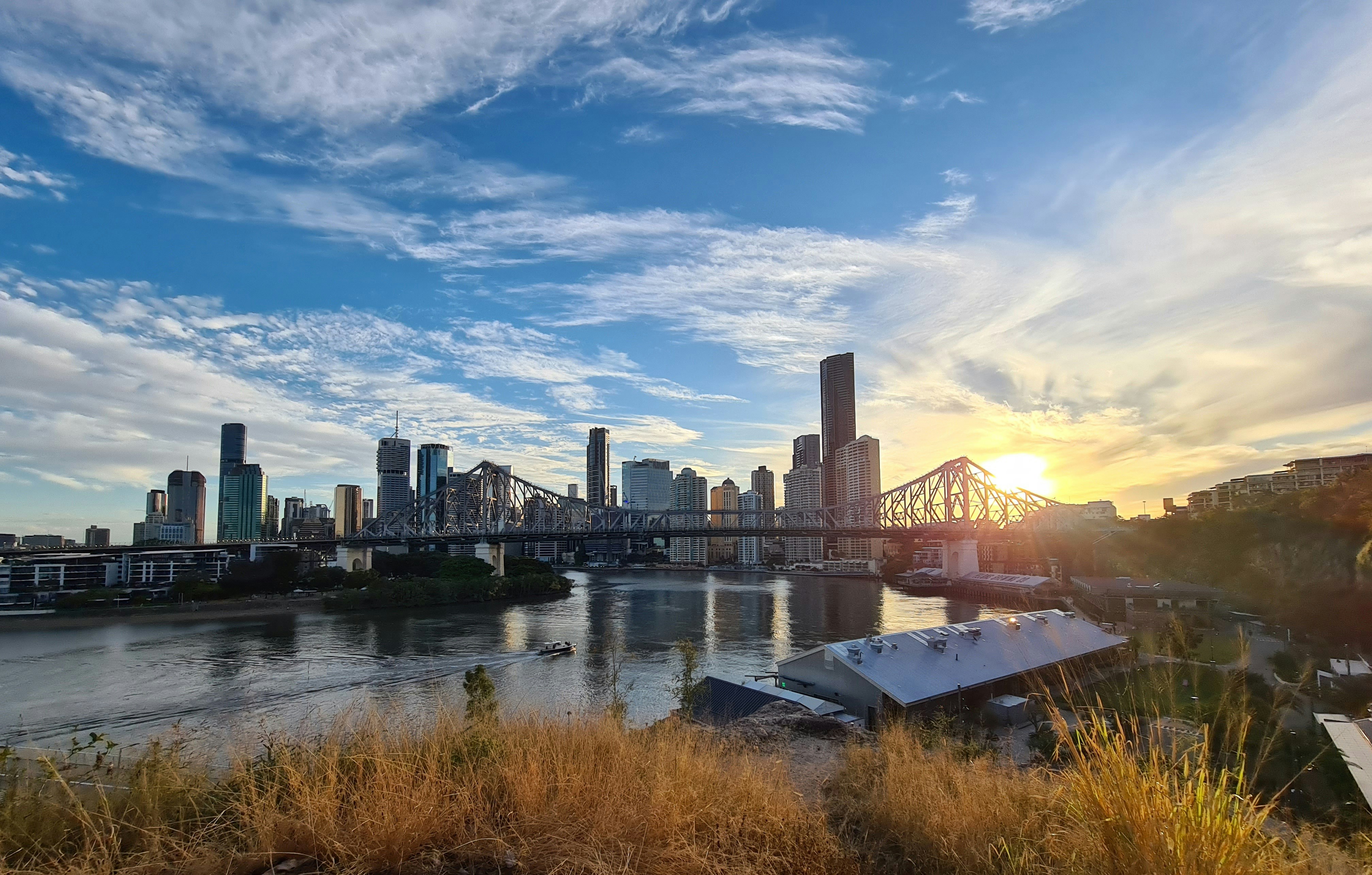 Brisbane river at sunrise